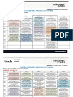 Horarios Ing. Ambiental Periodo 20-21 Carrera No Vigente