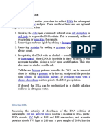 DNA Extraction: DNA Isolation Is A Routine Procedure To Collect