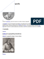 Historia de La Geografía