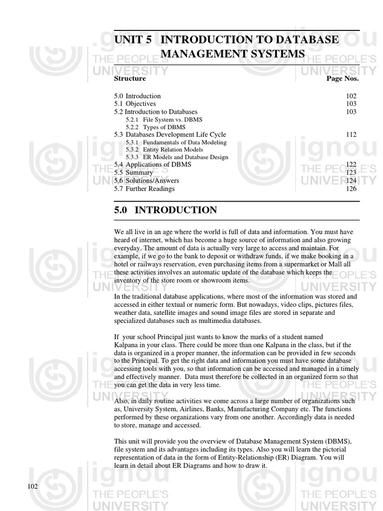Introduction To Database Management Systems. | PDF | Relational ...