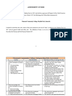 Child Protection Risk Assessment Table Revised Sept 2020