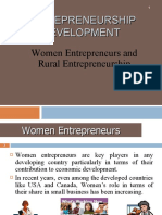 Chapter 6 - Women Entrepreneurs and Rural Entrepreneurship