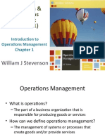 Introduction to Operations Management Chapter 1