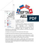 La EFTA (Asociación Europea de Libre Comercio)