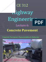 Concrete Pavement Characteristics & Behavior