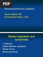 Stroke Syndromes and Localization 2007