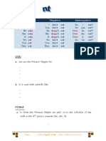 Forms of the Present Simple Tense