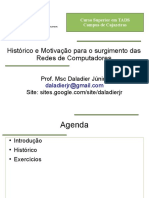 Aula II - Histórico Das Redes de Computadores