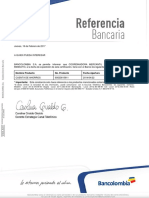 Numero Cuenta Bancolombia FP-FCE