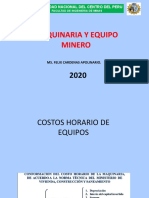 Costo Horario y de Operación Del Jumbo-1