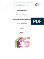 Prepa en Línea SEP Mod. 4 Semana 2 Actividad Integradora 5 Análisis de Un Texto Literario.