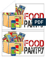 food pantry