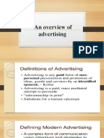 An Overview of Advertising