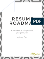 Module 4 - Resume Roadmap Worksheet
