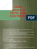 Gmaw Solid and Metal Core Electrodes