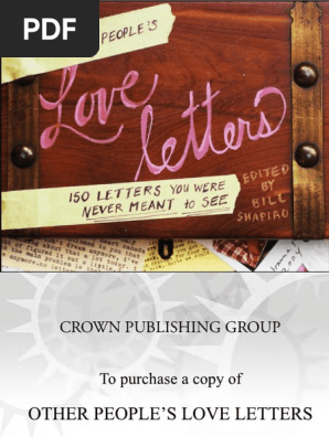 Other People's Love Letters by Bill Shapiro - Excerpt