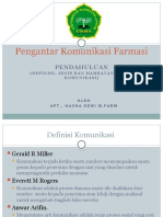 PENGANTAR KOMUNIKASI FARMASI - Materi2.komunikasi Farmasi