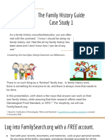 The Family History Guide Case Study 1