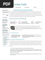 Nissan Almera P1251 Engine Trouble Code - Nissan Almera P1251 OBD-II Diagnostic Powertrain (P) Trouble Code For Nissan Almera PDF