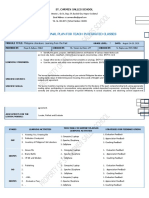 Instructional Plan For Teach-Integrated Classes: St. Carmen Salles School