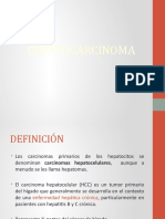 Hepatocarcinoma: definición, etiología, patogenia y anatomía patológica