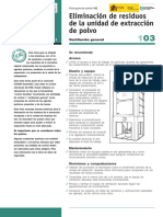 Eliminación de Residuos de La Unidad de Extracción de Polvo PDF