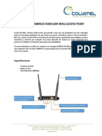 Manual Router Inalmabrico Dlink N300 (DIR-905L) Access Point