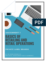 Basics of Retailing Assignment-1