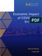 Economic Impact of COVID-19 in Sri Lanka: Special Release
