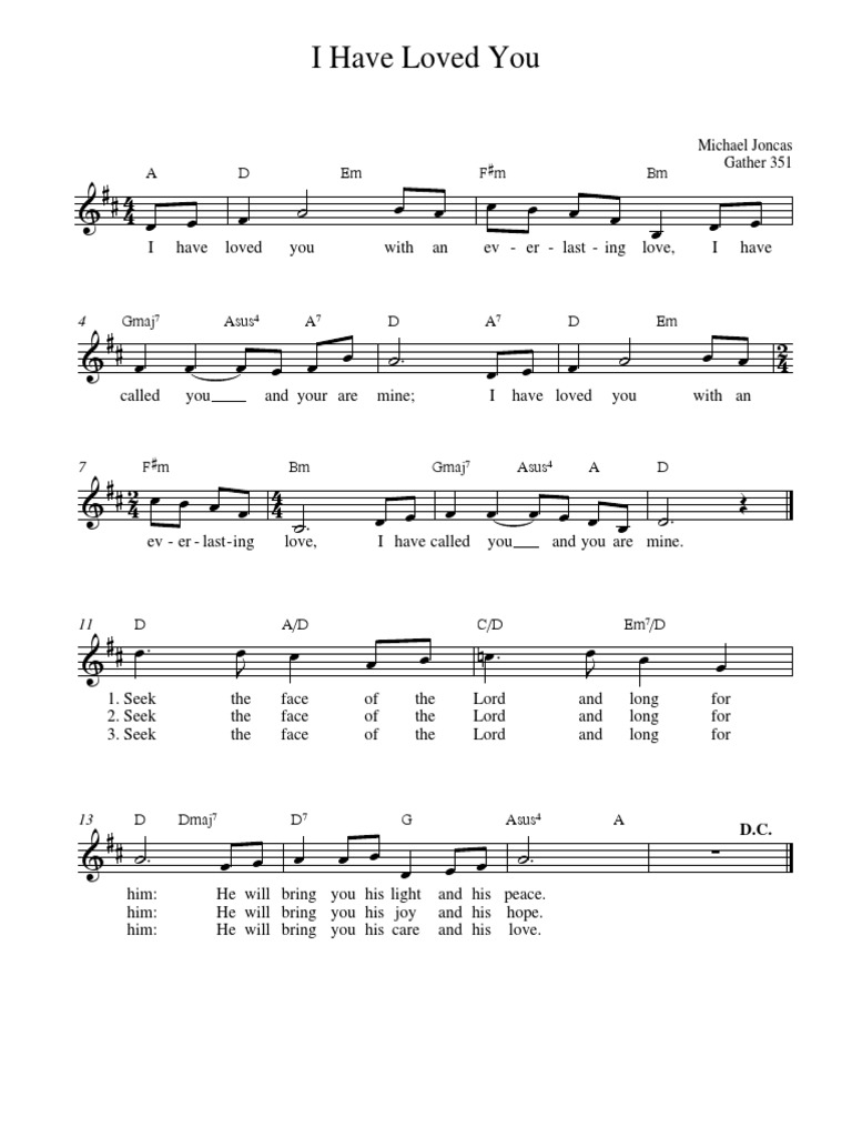 I Have Loved You Pdf Pdf