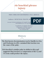 Obstetric Brachial Plexus Injury: Prof. Mira Sen (Banerjee) C.M.E. Article