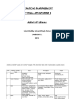 OM Assignment 01-Vikrant Singh Tomar (19MBAR0331)