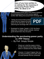 Many of You Have Written To Me Asking For The Meaning of Purchasing-Power Parity (PPP) - So What Is It?