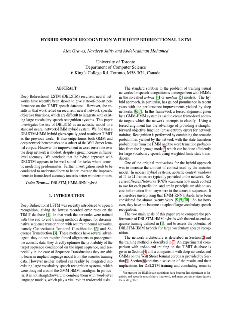 Asru 2013 PDF | PDF | Speech Recognition | Artificial Neural Network