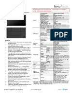 Vivitek NovoTouch EK750i Preliminary Datasheet V6 07122019 PDF