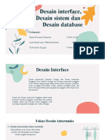 Materi Desain Interface, Desain Sistem Dan Desain Database