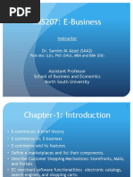 MIS207: E-Business: Instructor Dr. Samim Al Azad (SAA2)