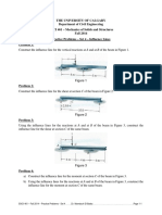 Practice Problems Set 4 Influence Lines PDF