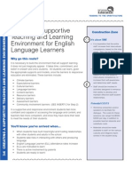 Creating A Supportive Teaching and Learning Environment For English Language Learners