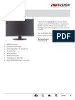 DS-D5022QE-B: 22" LCD Display Monitor