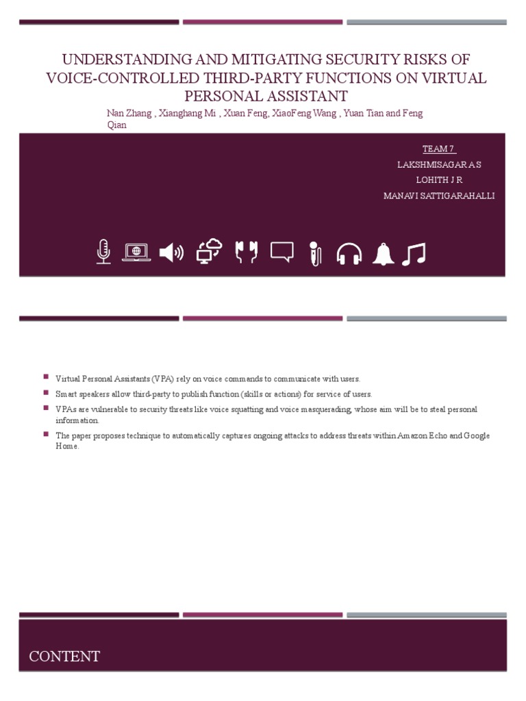 Understanding and Mitigation Security Risks | PDF