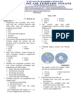 Soal PAS Geografi Kelas X 2019