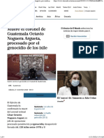 Muere El Coronel de Guatemala Octavio Noguera Argueta