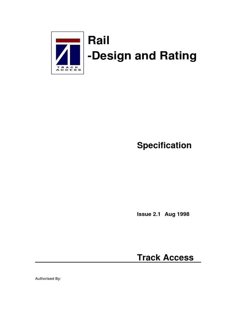 Rail Design and Rating Specifications | PDF | Track (Rail Transport ...