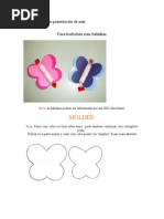 Lembrancinha do primeiro dia de aula