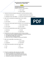 Soal PAS Kelas 6 Sem 1 Tema 5 - Kamimadrasah