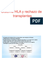 Sistema HLA y Rechazo de Trasplantes