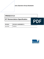 VRIOGS 013.4 ICT Nomenclature Specification