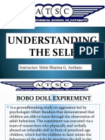 Understanding The Self: Instructor: Sittie Shaima G. Ambato