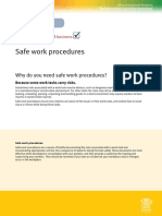 Advice Sheet 3 Safe Work Procedures PDF